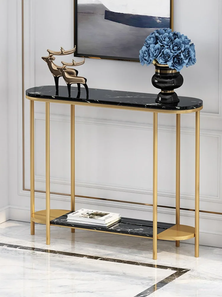 Table Wall Narrow Table Nordic Corridor Console Modern Minimalist Entrance Entrance Cabinet Affordable Luxury Style