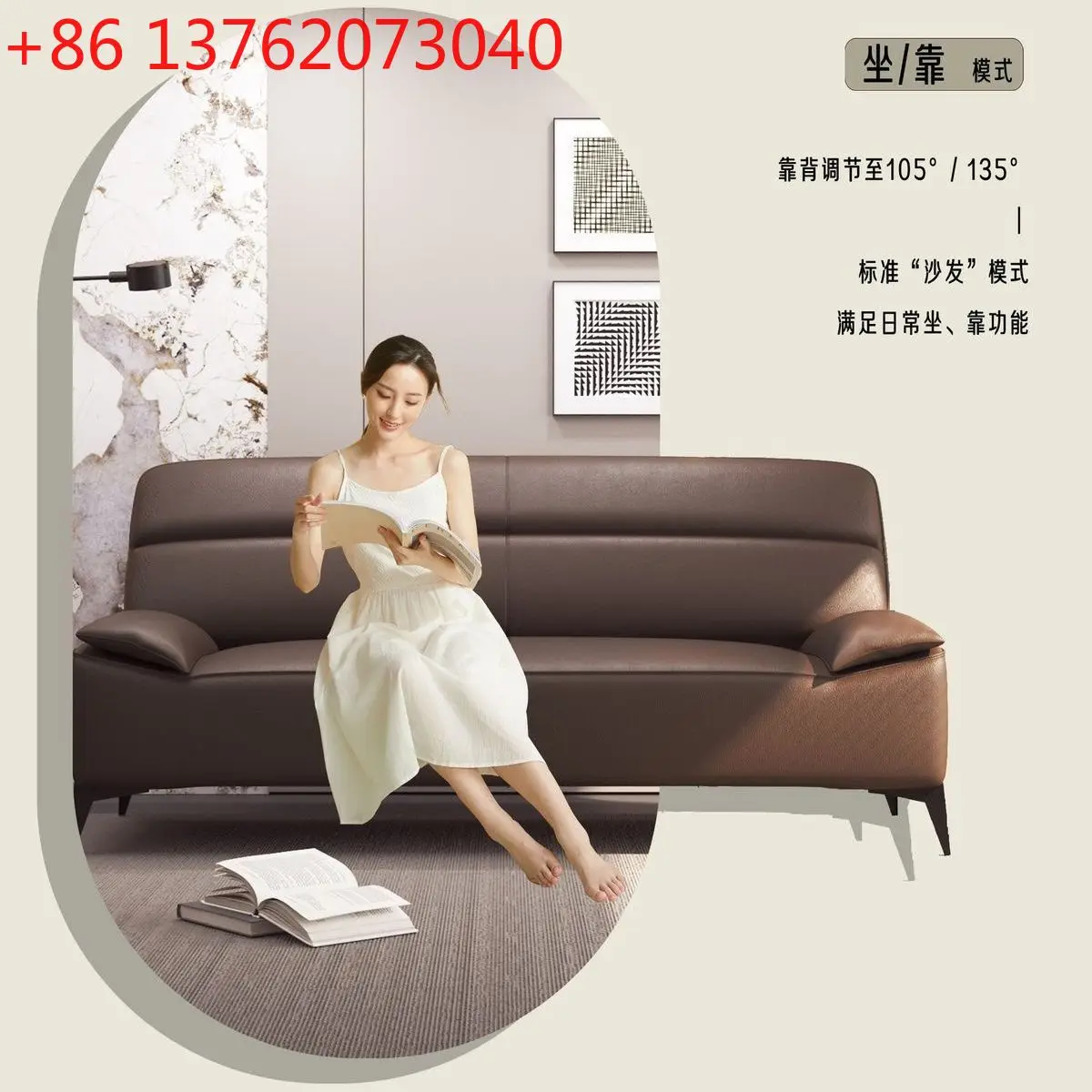 

Cat scratching leather sofa bed integrated dual-purpose folding living room bedroom simple