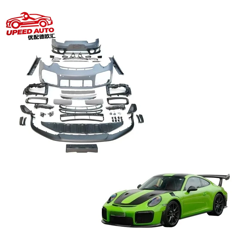 

Suitable for STLF12-18 Car 991.1991.2 Upgrade GT2RS PP Plastic Front Rear Bumper Assembly Side Skirts Porsches 911 991BodyKit