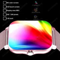 Nouvelle montre intelligente multifonctionnelle 2026 pour hommes et femmes, connectée par Bluetooth, musique, bracelet de fitness et de sport, moniteur de sommeil, montre ht30 2