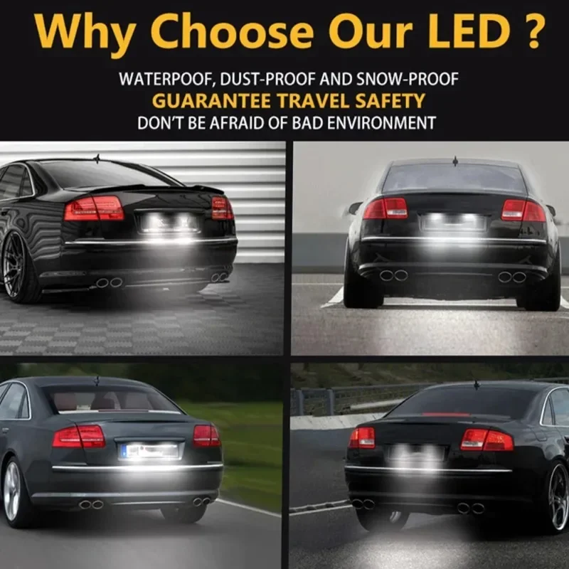 

LED License Number Plate Light Lamp Bulbs No Error For KIA PRO Cee'd (ED) 2006-2011 Cee'd MK2 2012-2014 2015 2016 2017 2018