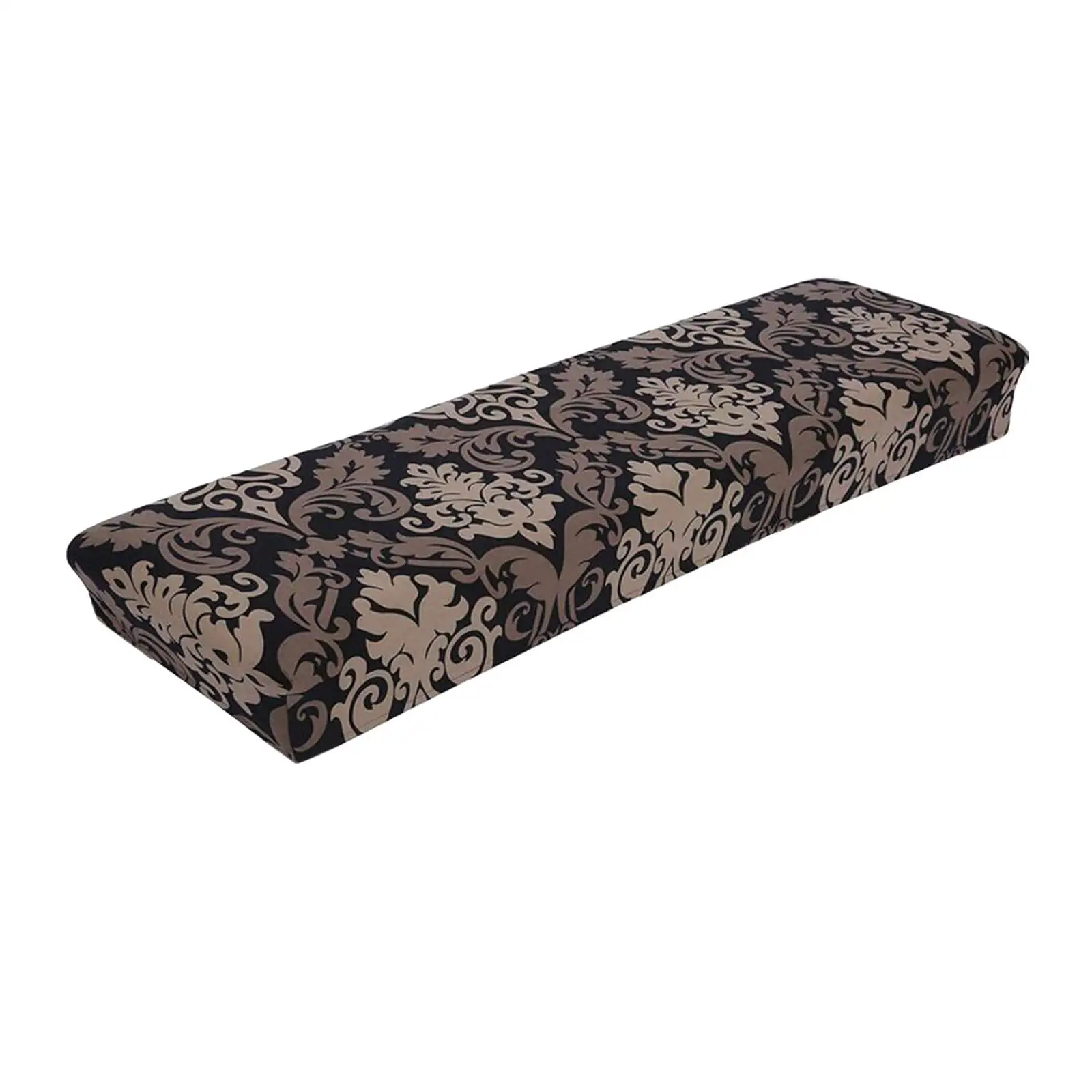 Upholstered Bench Cover Jacquard Stretch Elastic Seat Protector for Dining Room Window Seat Indoor