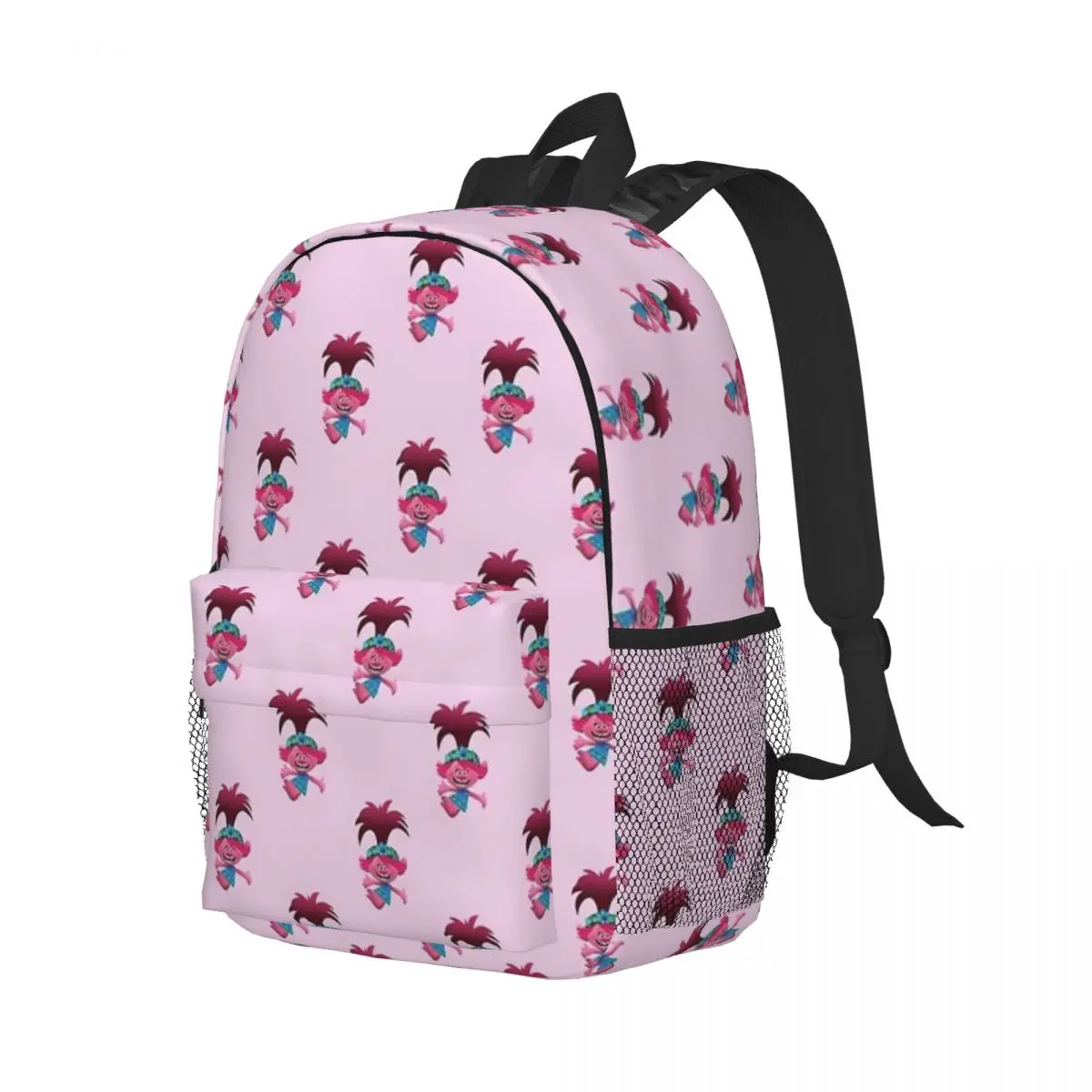 Princess Poppy Pattern New Fashion High Capacity Waterproof College Backpack Trendy Laptop Travel Book Bag 15inch