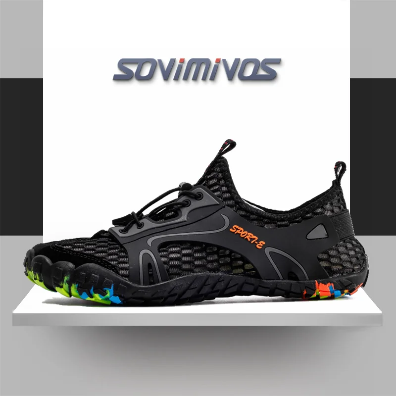 Slip On Upstream Shoes Men Quick Dry Aqua Shoes Breathable Hiking Wading Sneakers Beach Surfing Swimming Water Barefoot Shoes