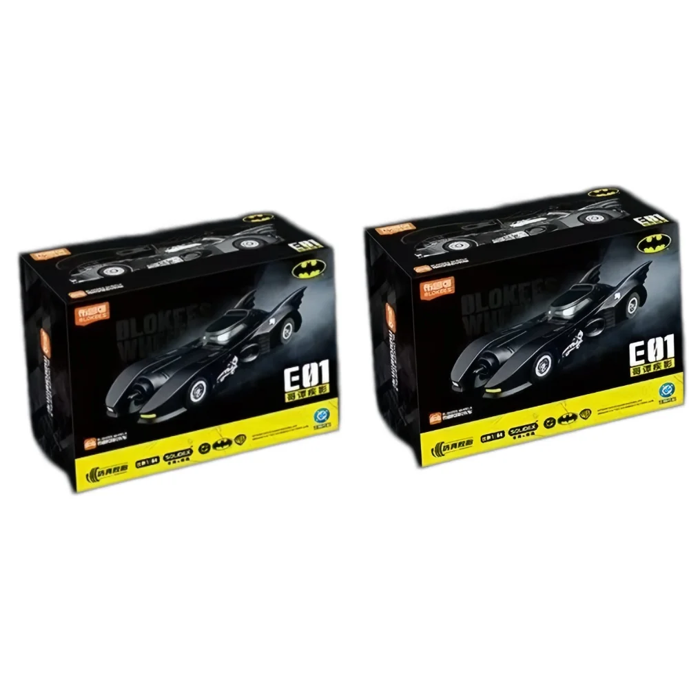 BLOKEES WHEELS Batman E02 Batmobile Casey Putsch 1:64 Speelgoed 1997 Auto DC Arkham Justice League Dark Knight Assembly Action Figure