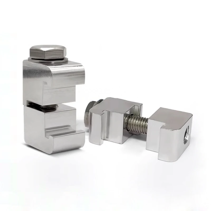 ISO Vacuum Aluminum Alloy C-type Caliper Bolt Double Hook Card M8 M10M12 Flange Blind Bolt Vacuum Fittings