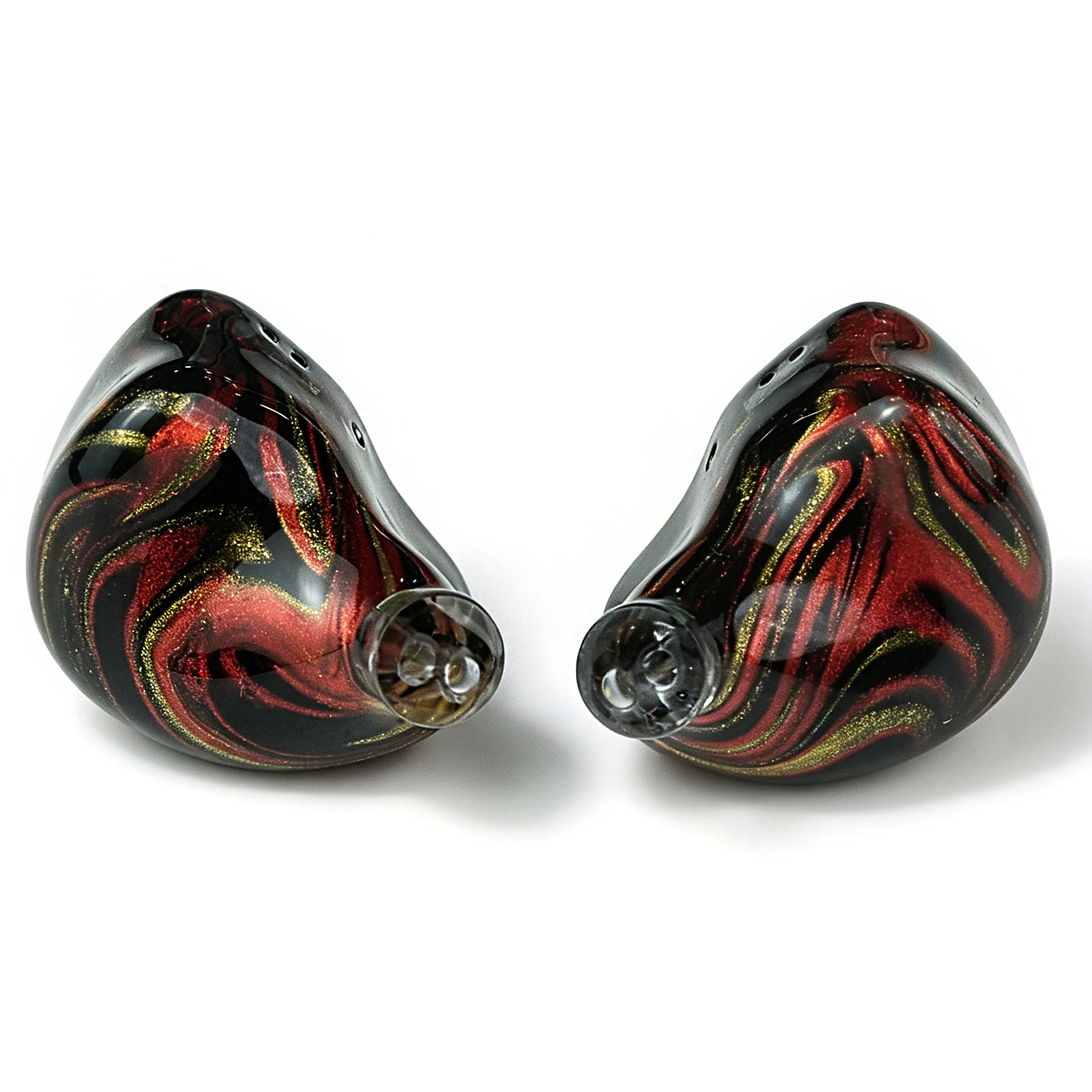 Hedaele Fire Phoenix 10mm+6mm Coaxial 2DD+2BA HiFi In-ear Headphone with 3.5mm/4.4mm 0.78mm 2Pin Earphone Cable for Musicians