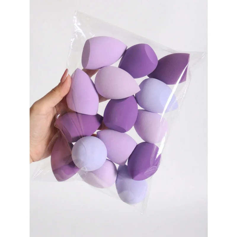 15 stücke zufällig farbig geformte Beauty-Mixer, Make-up-Schwamm für Creme oder Puder Make-up Latex-frei trocken und nass verwenden