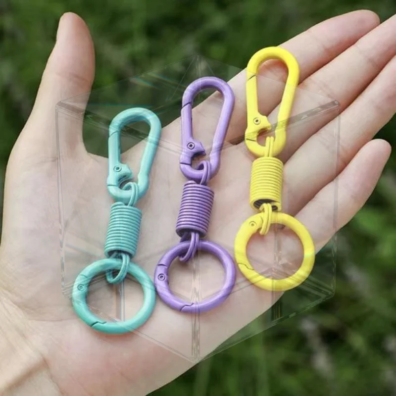 Random 4/8Pcs Anti‑Opening Safety Buckle, Anti‑Theft Zipper Pull For Backpack, Travel Luggage Anti‑Theft Lock Accessory