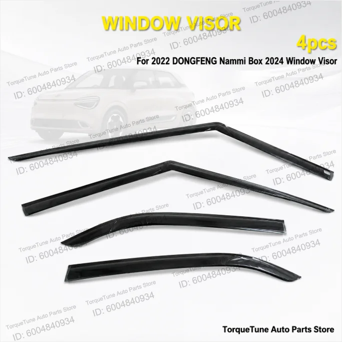 Direct Fit Easy Installation Durable Aerodynamic Window Visor Wind Deflector For 2022 DONGFENG Nammi Box 2024 Premium Custom