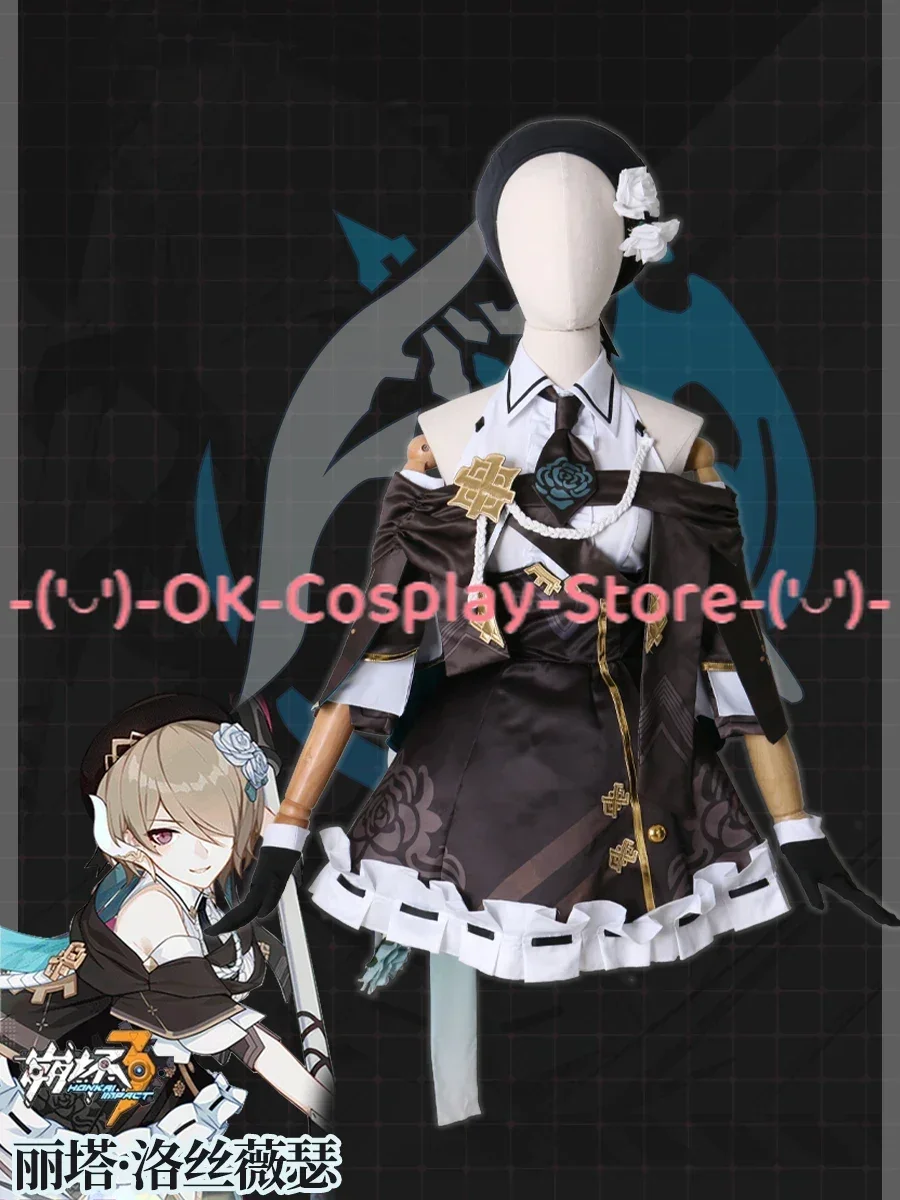 Game Honkai Impact 3 Rita Rossweisse Cosplay Costume Women Cute Dress With Hat Party Suit Halloween Carnival Uniform Custom Made