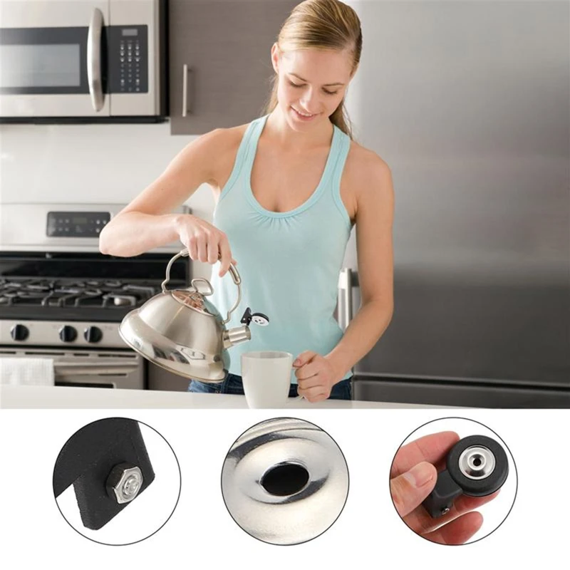 Stainless Steel Kettle Spout Teakettle Whistle Nozzle Whistling Kettle Flute Pipe Water Replace Spout Kitchen Accessory