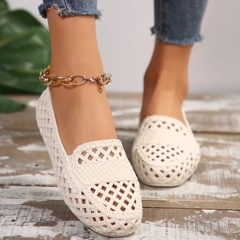 

Summer New Fashion Round Toe Nurse Shoes Soft Sole Non-slip Sandals Flat Shoes Breathable Casual Sports Women's Shoes