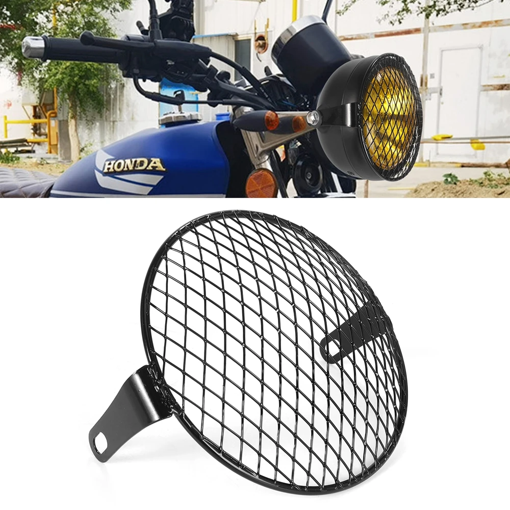 دراجة نارية عالمية خمر العلوي حامي الرجعية شواء ضوء غطاء المصباح ل هارلي دوكاتي المروحية ياماها مقهى المتسابق