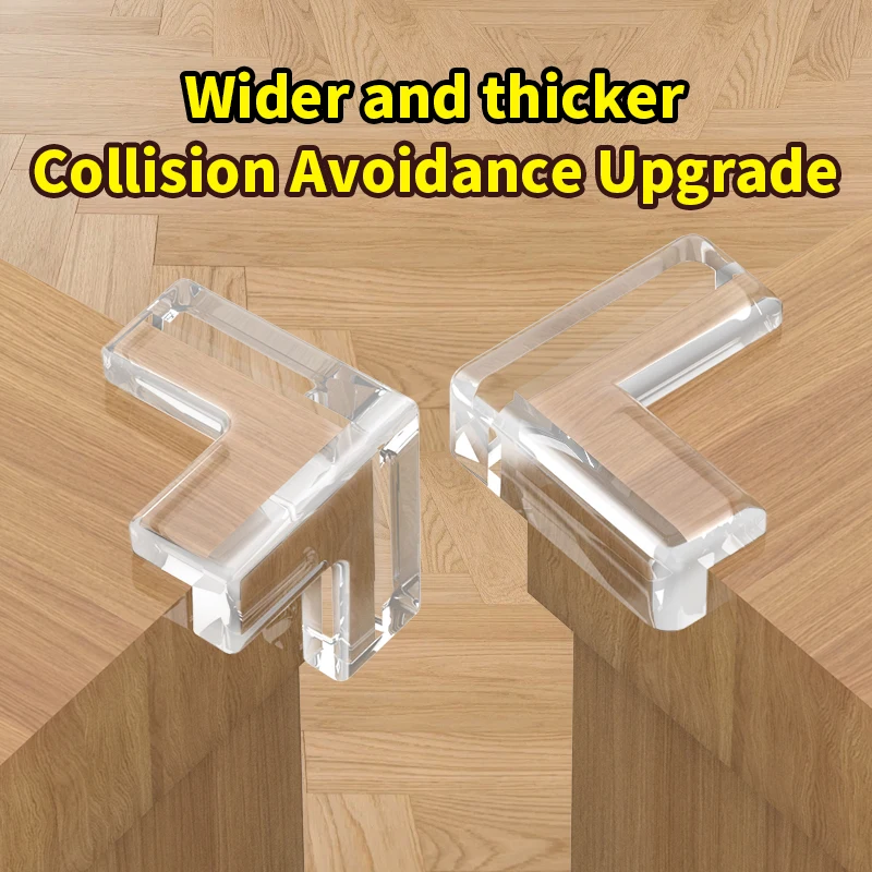 Anti-Collision Corner Guard Children'S Table Edging Soft Silicone Protection Transparent Safety Edge Furniture Accessories Soft