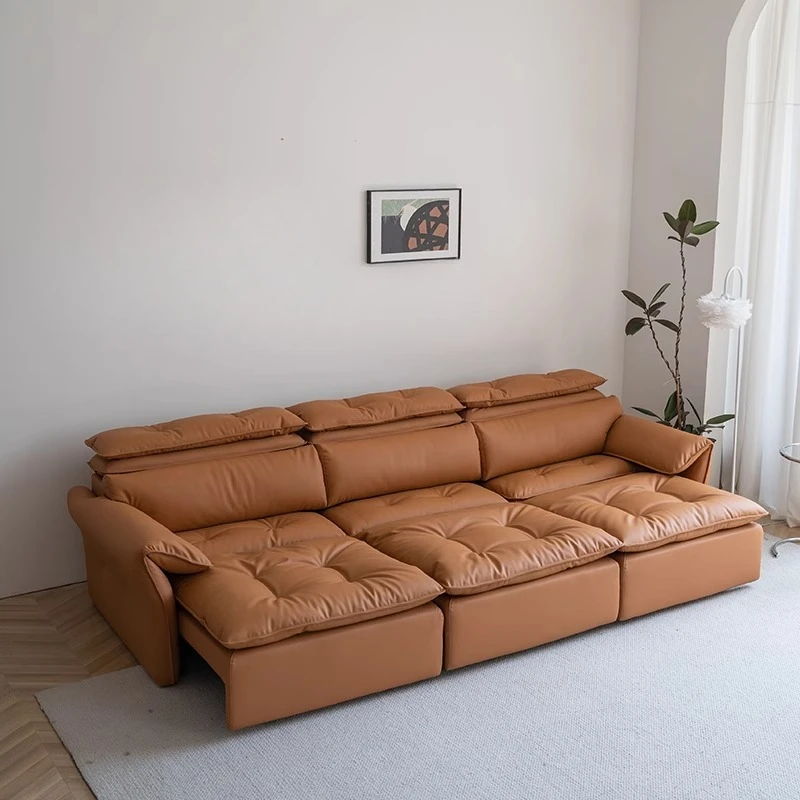 Electric High Back Sofa Adjustable Luxury Recliner Floor 3 Seater Sofa Living Room Soft Divani Per Soggiorno Furniture For Home
