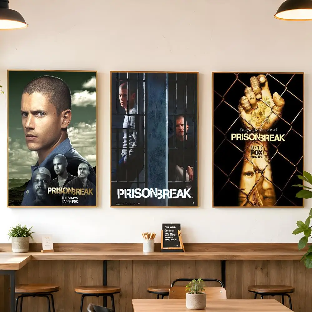 Prison Break Movie Print Art Canvas Poster Matte Wall Peel And Stick Decor Bedroom Living Room Office Dorm Home