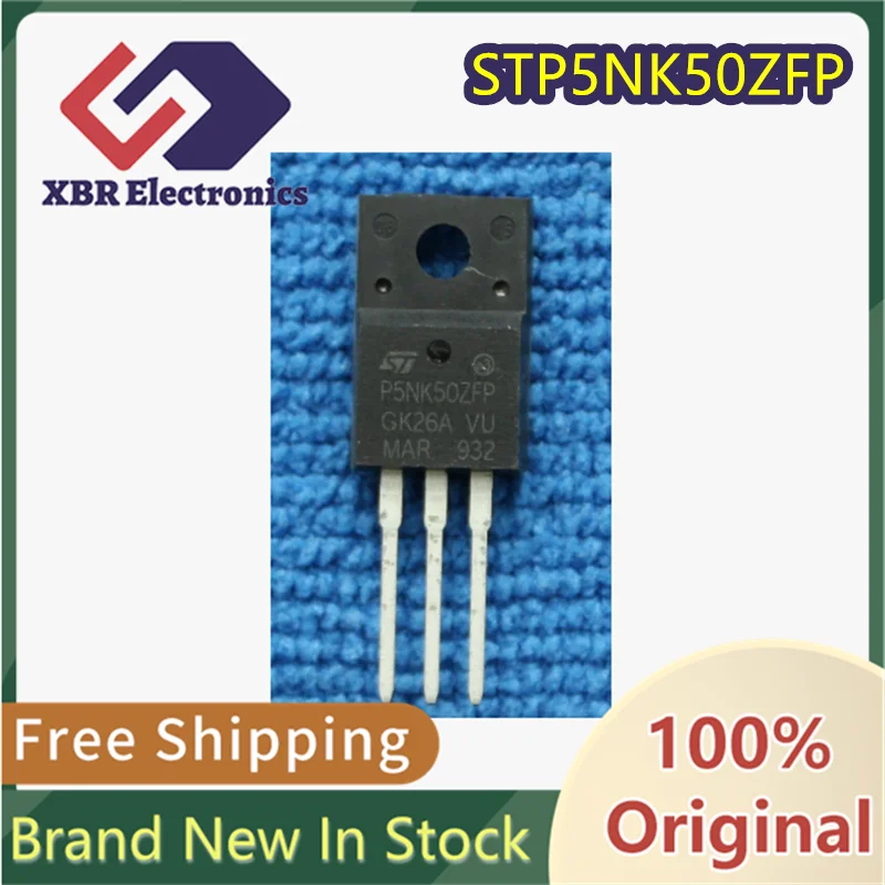 

(10/50 pieces) P5NK50ZFP STP5NK50ZFP TO-220F Field Effect Transistor 500V 4.4A Brand New Genuine Product Free Shipping
