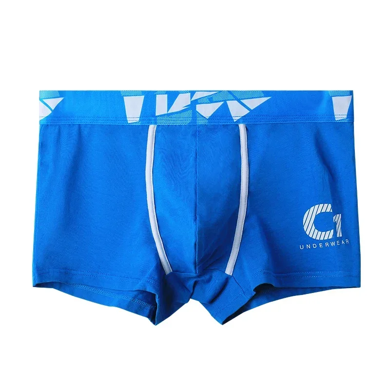 Men's underwear Men's cotton shorts boxers personality youth boxers Breathable summer thin fashion skinny pants