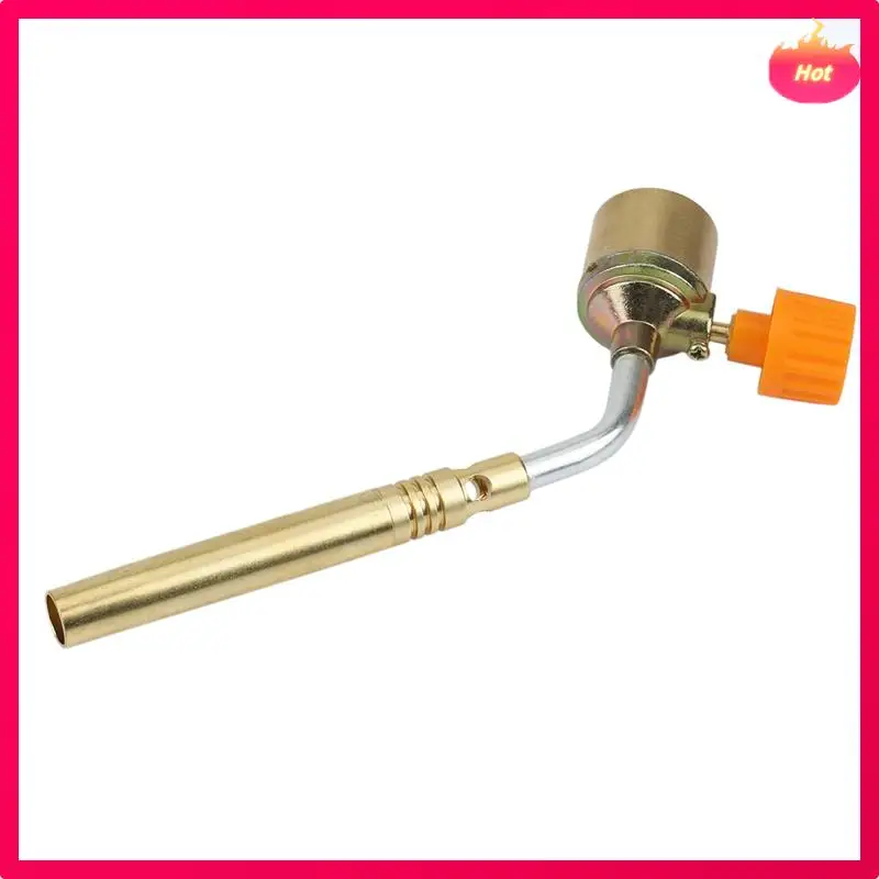 

ABYP 3X Brass MAPP, Propane Gas Torch, Automatic Ignition Trigger, Heating Welding Burner, Suitable For Camping And Welding