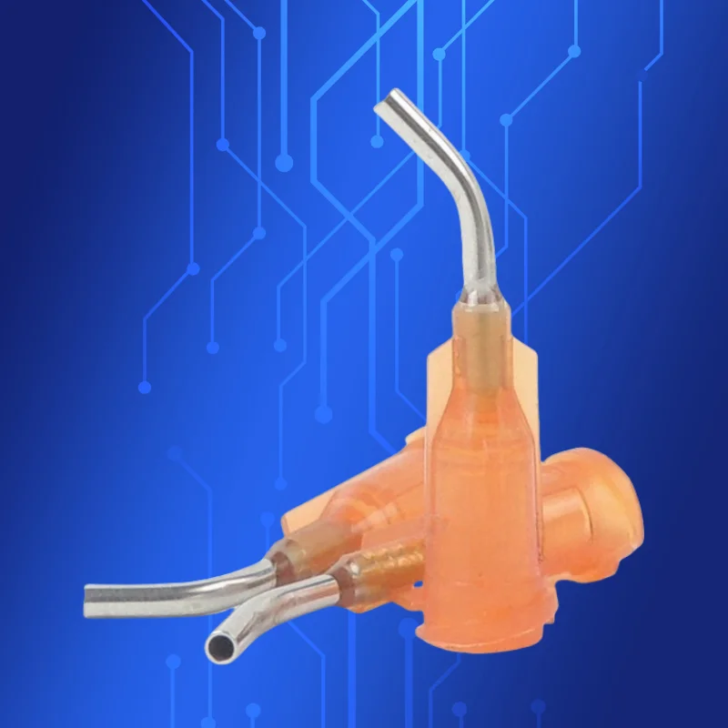 ‌ Industriel 45 ° Aiguille pliée 15G 0,5" | Embouts résistants aux produits chimiques, 100 pièces, pour époxy/Silicone, Auto/électronique, livraison gratuite ‌