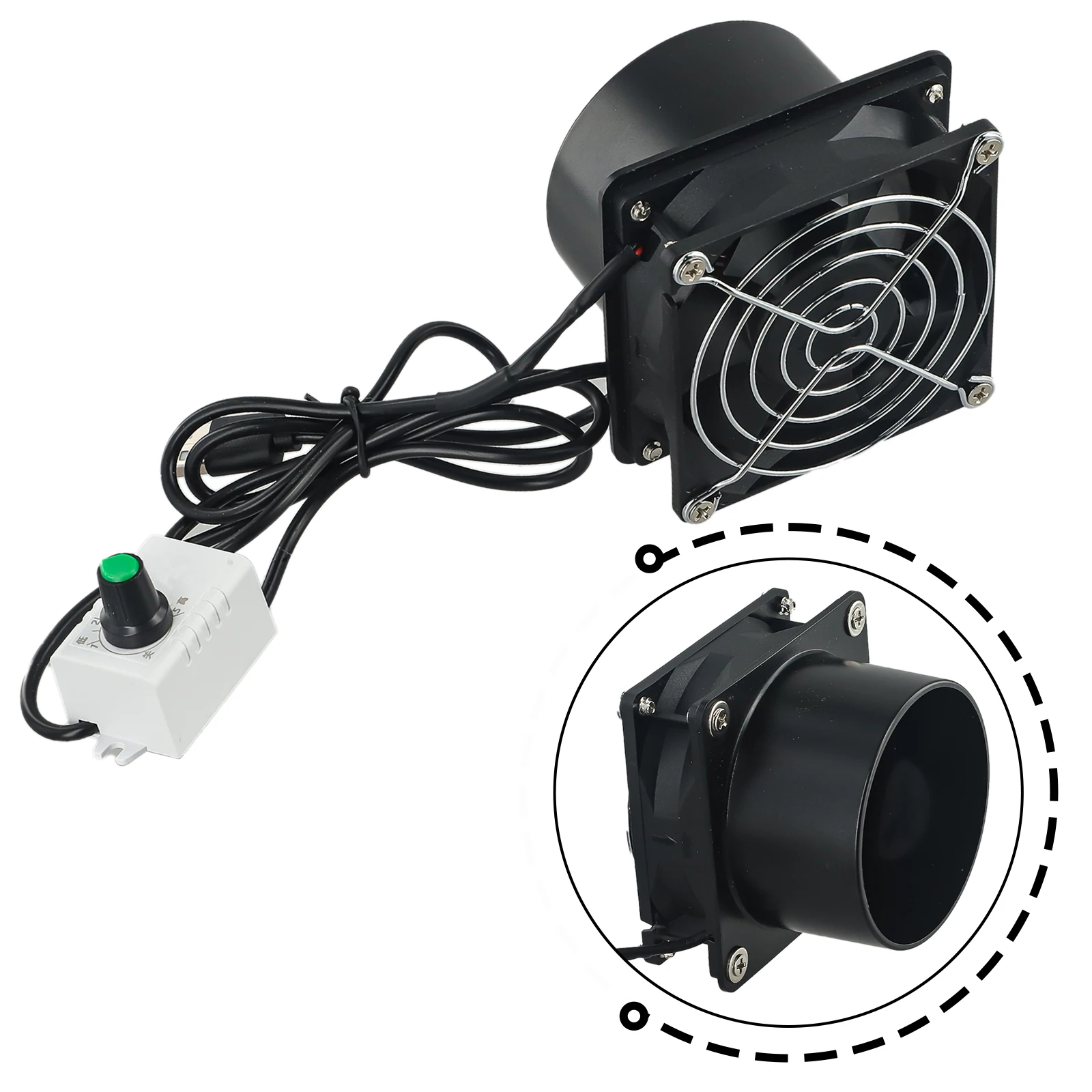 Smoke Absorber Fume Extractor Fan Pipe Duct Exhuast Fan USB Adjustable For Amateurs, DIY Enthusiasts Tool Accessories