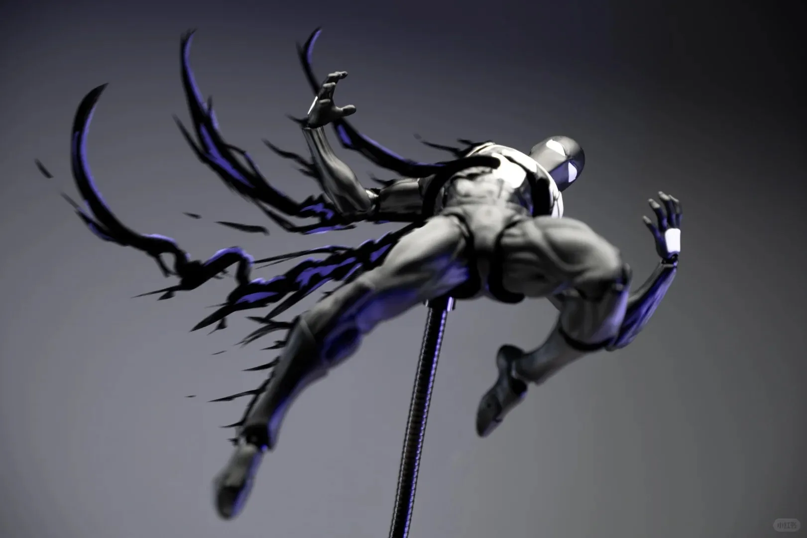 متوفر في المخزون CT Toys MessToys العنكبوت الشكل سيمبيوت السم الأسود العنكبوت فوضى اللعب سبايدرمان عمل أرقام أنيمي تمثال لعبة مجسمة #4