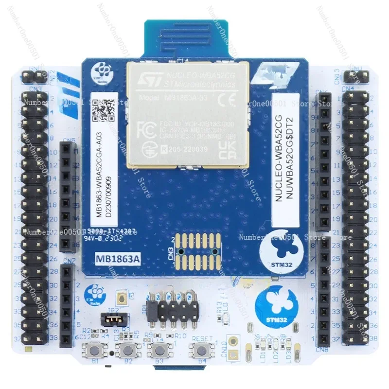 

Оценочная плата NUCLEO-WBA52CG STM32WBA52 Bluetooth 5 STM32WBA52CGU6 MCU