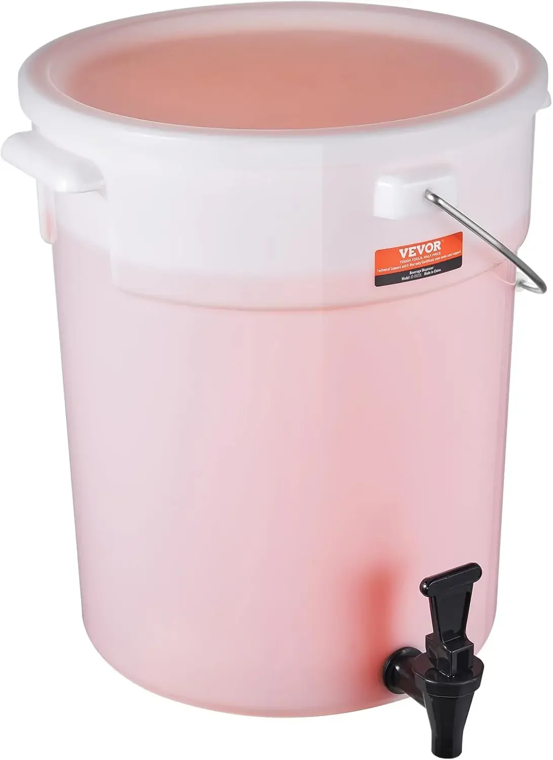 

Beverage Dispenser, 5 Gallon Drink Dispensers for Parties, Plastic Juice Dispenser with Spigot and Lid, Iced Tea Lemonade Juice