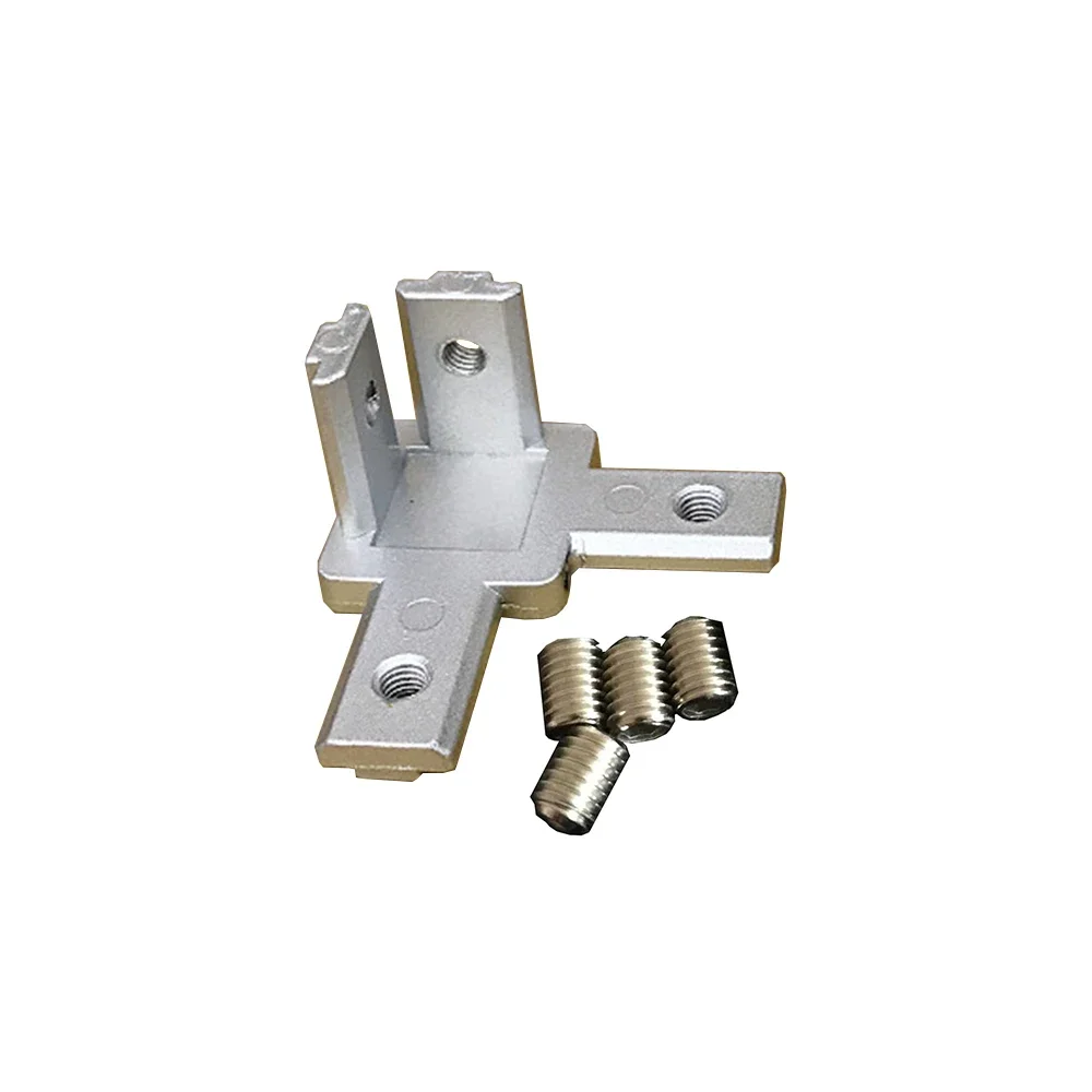 

3-Way End Corner Bracket Connector for T slot Aluminum Extrusion Profile 4040 series Pack of 2