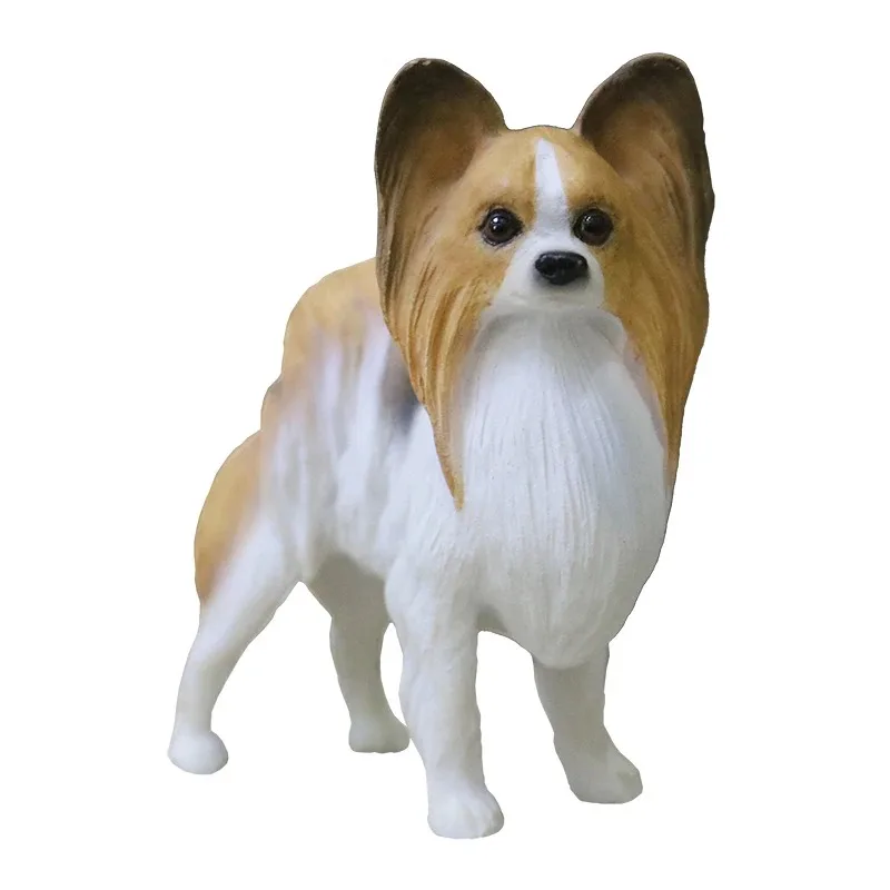 1/6 Bilancia Simulato Papillon Orecchio di Farfalla Modello di Cane Per Action Figure Display Collezione Arte Ornamt Decorazione Auto Regalo Giocattolo per Animali Domestici