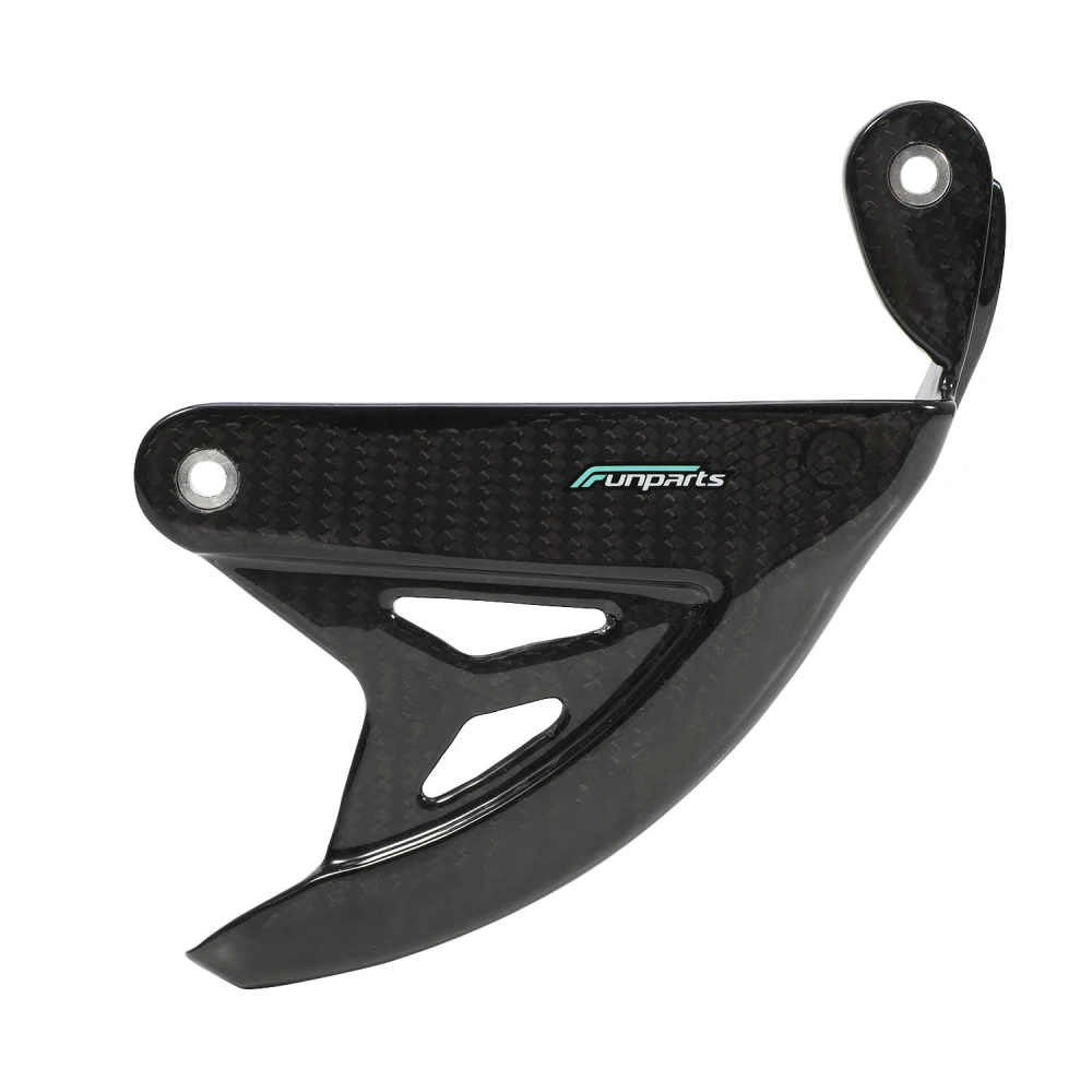 2026 FUNPARTS Real Carbon Fiber Rear Disc Guard for YZ125 250 YZ250F YZ450F YZ125X YZ250X WR250F WR450F WR250R X
