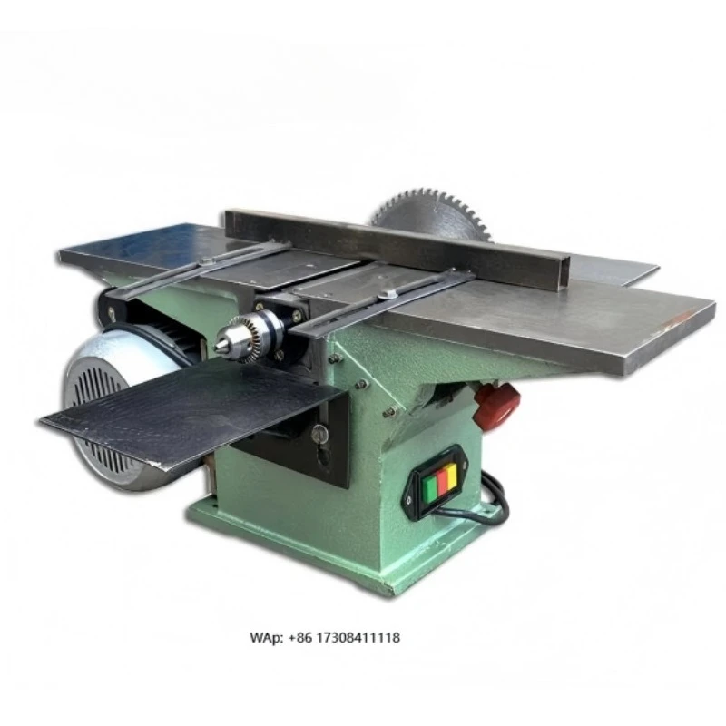 Woodworking Core Components Engine 220V Electric Multifunctional Three-in-One Wood Planer Lift Table Saw