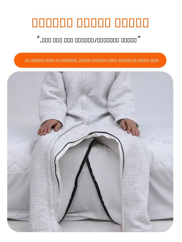 Overol Resistente a Desgarros para Pacientes con Demencia por Alzheimer, Ropa Antiarañazos, Pantalones Largos de Cintura Alta de Algodón