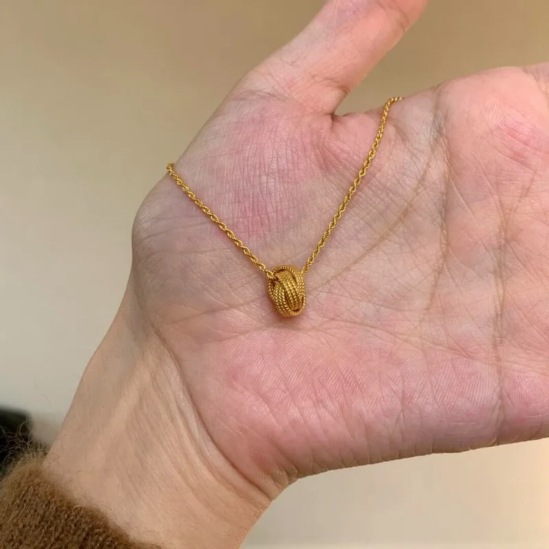 

Минималистичное роскошное ожерелье с тройной петлей, винтажное регулируемое многослойное ювелирное изделие для женщин, универсальная повседневная одежда