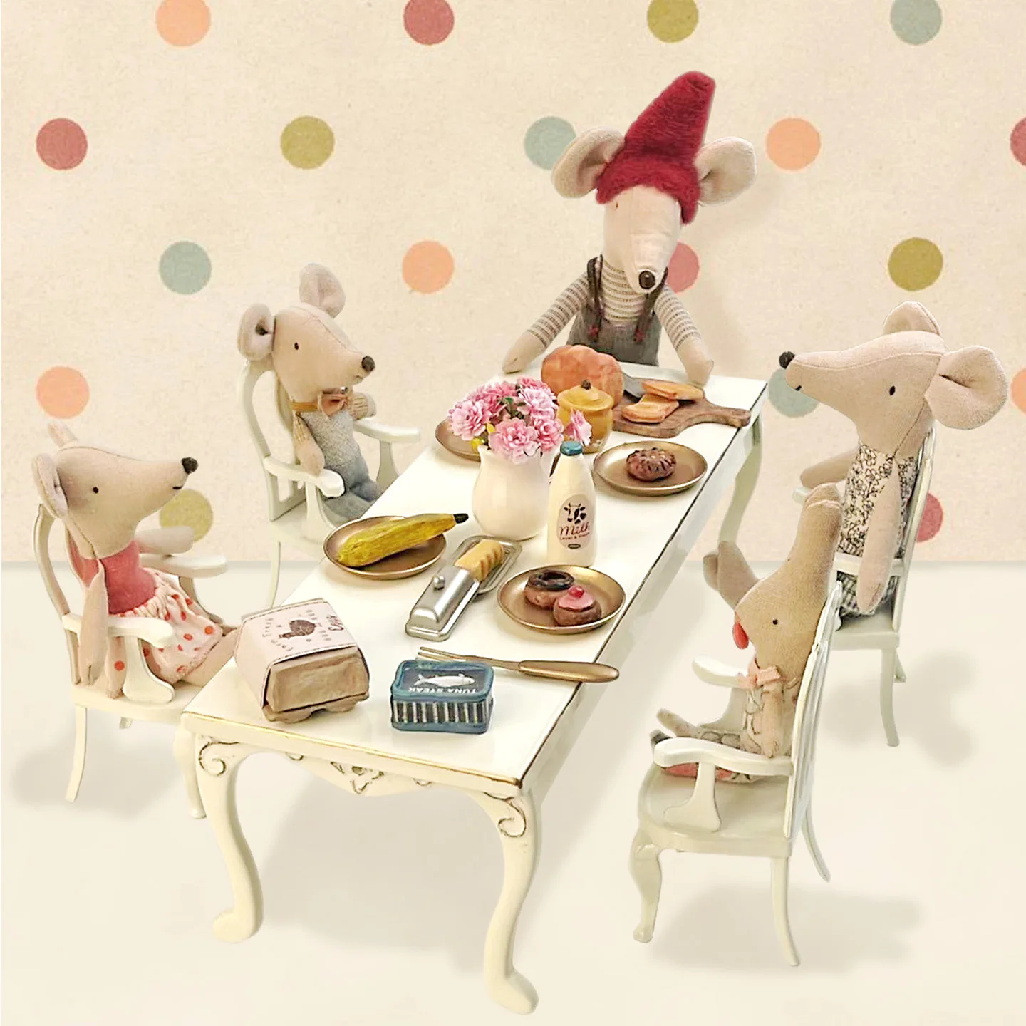 Aizulhomey Metal Dollhouse Móveis Miniatura Princesa Cadeira para 1/12 Bonecas OB11 GSC Dollhouse Acessórios Mini Cozinha Brinquedos