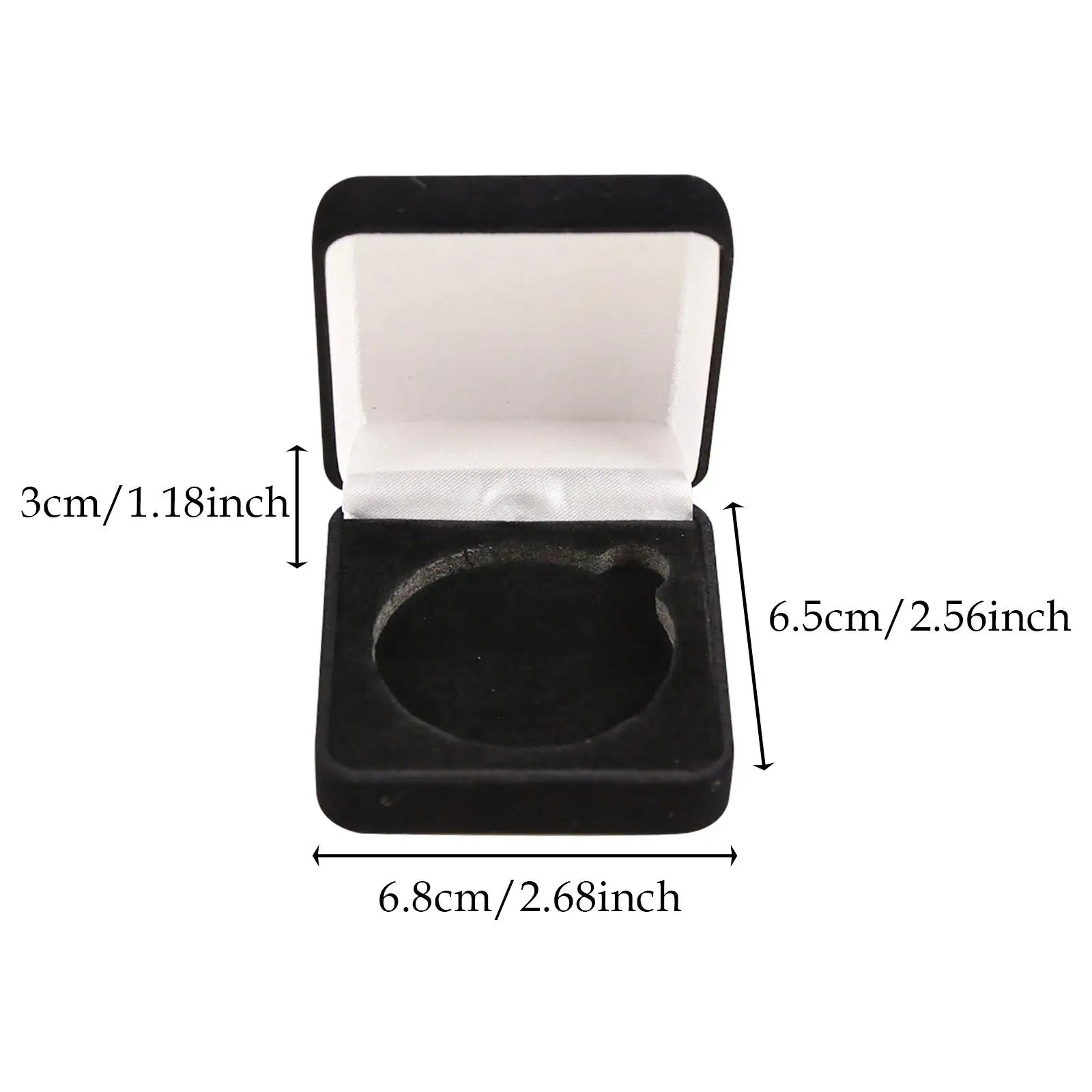 صندوق عرض مجموعة المحفظة التذكارية لعرض المخمل المحمول