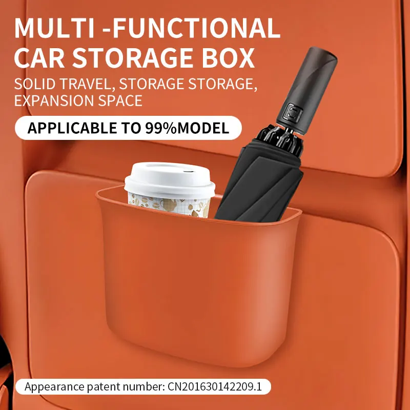 Multi-functional car storage box Car hanging integrated molding dry and wet dual purpose car garbage bin storage  caraccessories