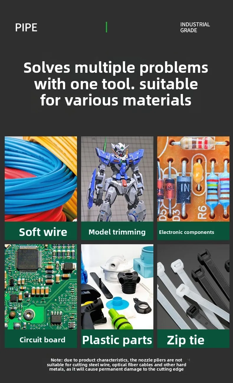 Baolian Industriequalität Elektriker-Handwerkzeug - Hochharte Kleine Seitenschneider mit Scharfer Klingenkante für Präzisionsarbeiten – Detail 4