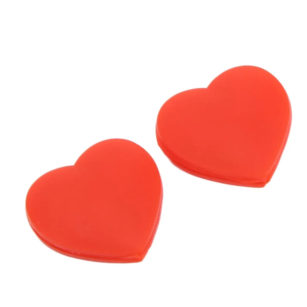 10pcs Heart Tennis Racket Vibration Dampener Silicone Red Tennis String Shock Absorber Pink Racquet String Dampeners