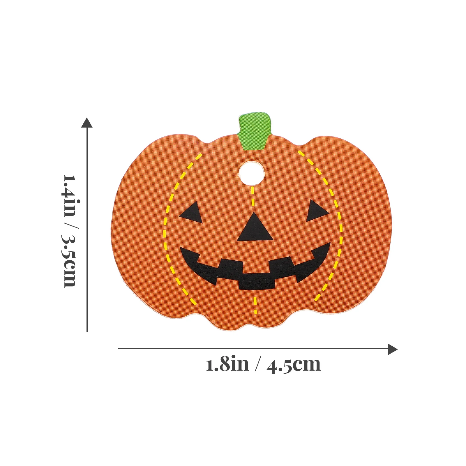 カボチャのラベルペンダント紙タグ、ハロウィーンのギフトの装飾品、木の吊り下げの装飾、カードの装飾ラベル