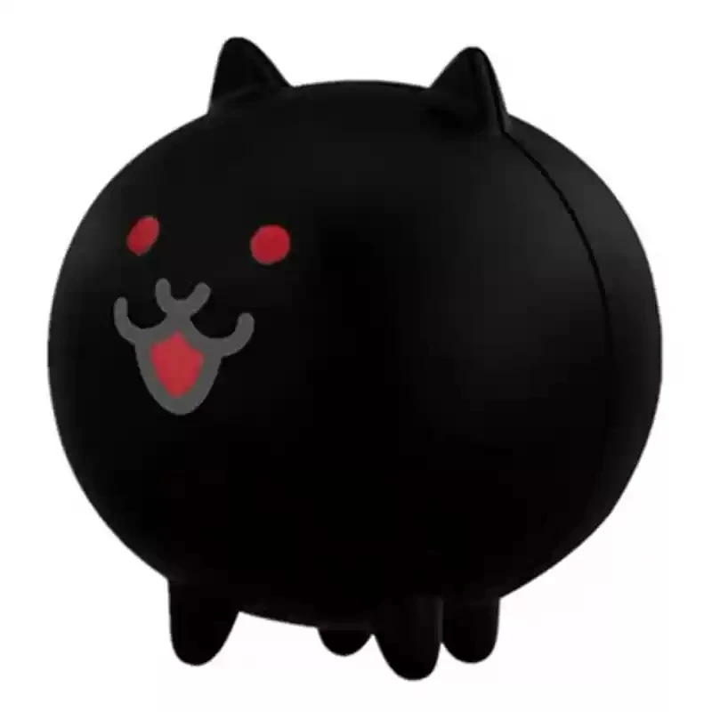 8cm big size Japanese the battle cat action figure capsule doll hard pvc kids collection model toy