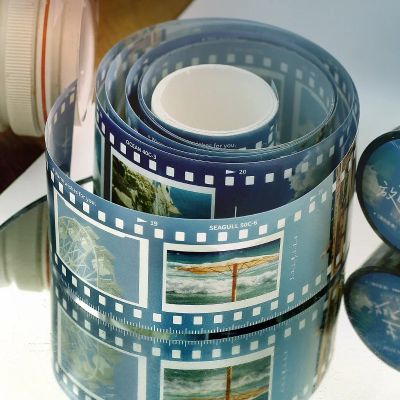 NOTE FOR PET Tape Life Projection Documentary Series Artistic Retro Film Hand Account Material Tape