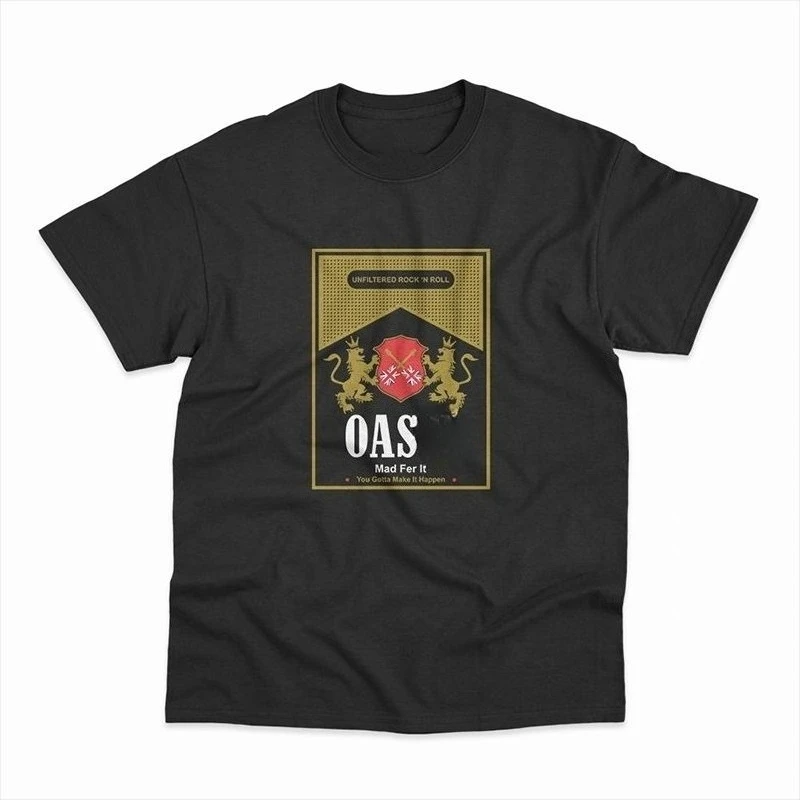 

Band Rock New Oasis Oasis T-shirt À Manches Courtes Pour Ladies Pajamas Américains En Coton Imprimé Simple