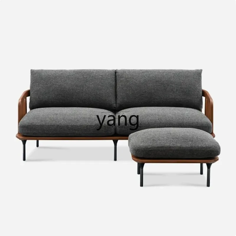 

Yjq Ash Solid Wood Living Room Fabric Craft Sofa Bed & Breakfast Simple Sofa Combination