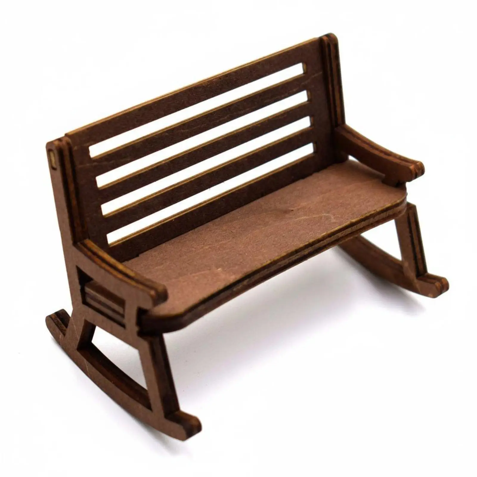 Wooden Miniature Bench for Dollhouse 1 12 Scale Rustic Japanese Style Furniture Decor for Creative Scene Building