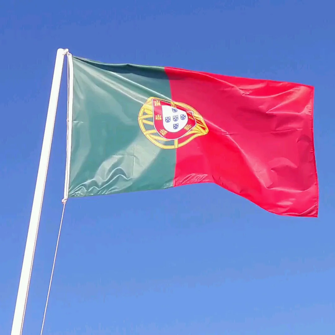 5 Pcs/lot Portugal Flag Portugal National Flag 90x150cm The Portuguese Republic National Flag wholesale