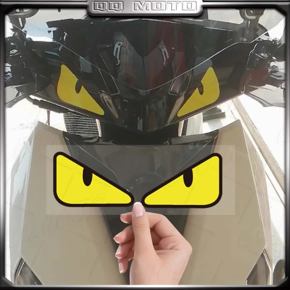 

Светоотражающая наклейка для мотоцикла, автомобиля, глаз дьявола, светоотражающая наклейка на обтекатель, украшение для шлема, водостойкая наклейка, лента для окна автомобиля, аксессуар