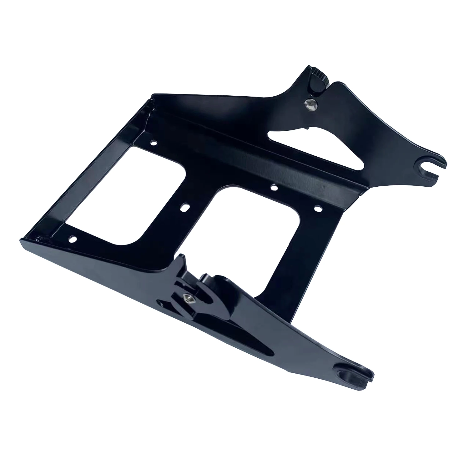 Two-Up Detachable Trunk Tour Pack Mount Luggage Rack For Harley Touring Street Electra Road Glide Road King FLHR FLHT 2009-2013