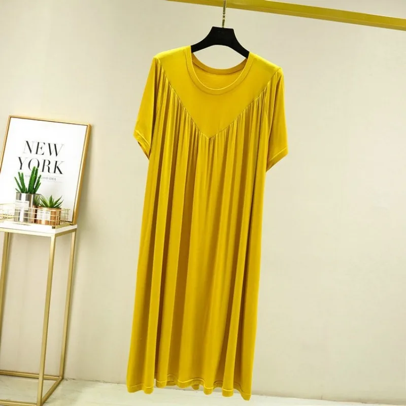 Nightgowns Dresses Women's Clothing Homewear Summer Thin New Wearable Versatile Comfortable Breathable Simple Stylish Loose Fit